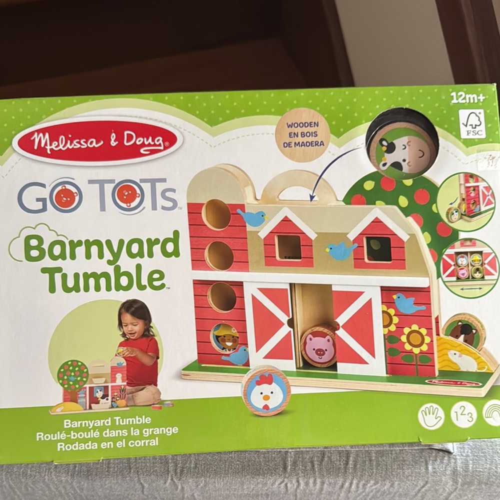 Melissa & Doug barnyard tumble Learning Barn Toy